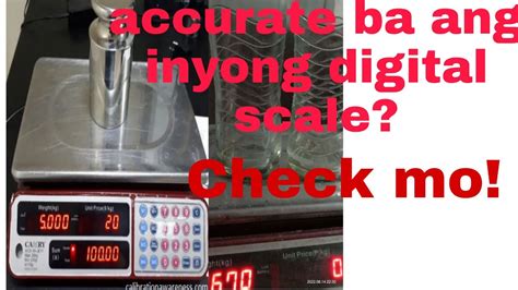 calibration tagalog|Paano e check ang digital weigh scale kung ACCURATE.